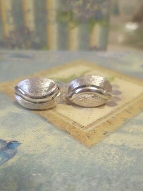 Cuff Links Silver Toned FOSTER Stampted